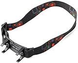 MUMUGUO 2 Pack Flashlight Clip Buckle Headband Adjustable Head Belt Head Strap Mount Holder Stand for 24mm LED Flashlight Torch Headlamp Light 1