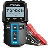 TOPDON BT100 Car Battery Tester 12V Load Tester, 100-2000 CCA Automotive Alternator Tester Digital Auto Battery Analyzer Charging Cranking System Tester for Car Truck Motorcycle ATV SUV Boat Yacht