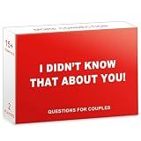 I Didn’t Know That About You! Couples Conversation Cards – 100 Questions for Date Night, 4 Levels (Ice Breaker to Deeper), Meaningful Gift for Anniversaries & Weddings