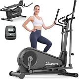 ANCHEER Elliptical Exercise Machine, Elliptical Trainer for Home Gym, Exercise Equipment 550Lbs Max Weight, Ultra-Silent Elliptical Machine, 16 Resistance Levels & Pulse Rate Grips