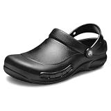 Crocs Unisex-Adult Bistro Work Clogs, Black, 13 Women/11 Men