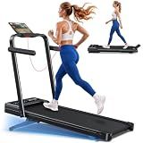 Cardirun Walking Pad with 12% Auto Incline & Handle Bar, Foldable Treadmill