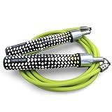 HEREROPE 1/4LB Weighted Jump Rope for Speed, Cardio, Boxing & Workout, Skipping Rope with Ball-bearing, Comfortable & Ergonomic Grip, Tangle Free Cable, Jump Ropes for Men Women Fitness XL