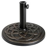 BACKYARD EXPRESSIONS PATIO · HOME · GARDEN 911554 21 Pound Umbrella Base, Bronze