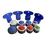 8 Pcs Faucet Aerators for Cache Aerators with 4 Pcs Cache Faucet Aerator Key Removal Wrench Tool, Cache Aerators Replacement Inserts for Sink M16.5 18.5 21.5 24 Tap Aerators Flow Restrictor