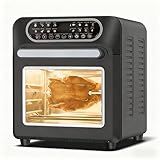Air Fryer Toaster Oven, Countertop Convection Oven - 1700W Stainless Steel 950 Cubic Inches with Large Capacity, 24 Cooking Functions & Digital Controls for Baking, Roasting, Broiling, Reheating