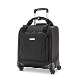 Samsonite Underseat Carry-On Spinner With USB Port, Jet Black, One Size