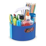 Learning Resources Create-a-Space Storage Mini Center Blue - Desk Organizer for Kids, Homeschool, Caddy, Back to School, Classroom Must Haves