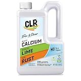 CLR Brands® Calcium, Lime & Rust Remover Free & Clear, No Dyes or Fragrances, Gentle Lime and Bathroom Descaler, Removes Hard Water Stains and Rust Deposits, 42 Oz Bottle (Pack of 1)