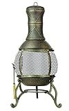 Deckmate Corona 3 Ft. High Outdoor Steel Chimenea Fireplace Model 28063