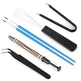 YIMAGUJRX RUNJRX Keyboard Lube Kit with Tweezers,Keycap Puller,Switch Puller,4-Claw Grabber,Lube Pen for Custom Keyboard, Keyboard Lube Tools