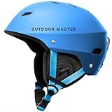 OutdoorMaster Kelvin Ski Helmet - Snowboard Helmet for Men, Women & Youth (Blue,M)