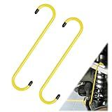 BFXM 2PCS Brake Caliper Hanger Compression Mechanic Tool with Rubber Tips, Durable Steel, Rust-Proof Automotive Tools for Braking, Axle, Suspension, Herramientas para Extensión de Frenos