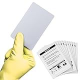 Card Reader Cleaning Cards - BIHYM Dual Side Credit Card Reader Cleaner, CR80 Card Reader Cleaner POS Swipe Terminal Cleaning Cards (10PCS)