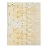 Okuna Outpost 15 Pack Family Tree Charts to Fill In - Off-White Poster Paper - 8 Generation Genealogy Charts With 255 Name Spaces - Ancestry & Lineage Organizer (17 x 22 In)