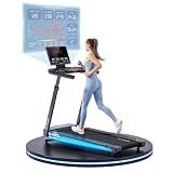 AI-Adaptive Smart Home Treadmill - Auto Speed & Incline Adjustment, Smart Heart Rate Control, Real-Time AI Running Coach, 5.0HP Motor, 440lb Capacity, No Subscription Required