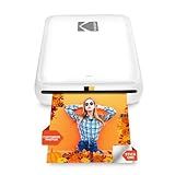 KODAK Step Instant Smartphone Photo Printer - Portable Mini Color Wireless Mobile Printer - Zink 2x3” Sticky-Back Photos - Bluetooth Compatible with iOS & Android Devices - Fun Editing App - White