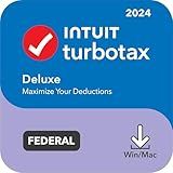[OLD VERSION] TurboTax Deluxe 2024 Tax Software, Federal Tax Return [PC/MAC Download]