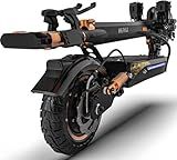 Electric Scooter Adults, 1600W Motor, 48/15AH, E-Scooters Up to 31Mph & 31Miles Range,11" Off-Road/All Terrain Tire Scooter with Dual Suspension & Side Light