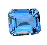 Natural 9.90 Ct Ceylon Rare Blue Sapphire Certified Emerald Cut Loose Gemstone Collectible Gems Stone For Making Jewelry