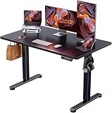 ErGear Height Adjustable Electric Standing Desk, 48 x 24 Inches Sit Stand up Desk, Memory Computer Home Office Desk, Black