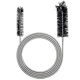 Drain Brush Pipe Cleaning Brush Slim Drain Hole Cleaning Tool Hose Flexible Feeding Tube Cleaning Brush Black Color