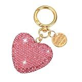 Mabor Rhinestone Heart Keychain for Women Bling Cute Sparkling Key Ring for Car Purse Deco Gift
