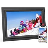 SAMMIX Digital Picture Frame 10.1 Inch WiFi Digital Photo Frame Electronic, IPS Touch Screen, 16GB, Tabletop&Wall-Mounted, Share Photos and Video with Uhale App, Birthday Gifts for Mom Women