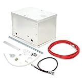 CNRAQR Complete Aluminum Battery Box Relocation Kit Universal Billet Race Off Road Kit fit for all cars