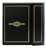 New! Slimline Corporate Kit Combo from Corpkit - 1" Portfolio Black Binder, Stock Certificates, Index Tabs(LLC)