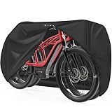Zettum Bike Cover for 2 Bikes - 600D Bike Covers Outdoor Storage Waterproof & Heavy Duty, Bicycle Cover for 2 eBike, Mountain Bike, Road Bike, Hybrid Bike, Beach Cruiser Bike, Scooter and More