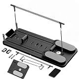 CroyVine Pilates Board-Pilates Reformer Board,Multi-Purpose Portable Pilates Reformer Machine Home Pilates Kit for Home Workout,Fitness, Exercise,Abs,Core Equipment (Black)