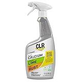 CLR Brands® Calcium, Lime & Rust Remover, Blasts Calcium, Dissolves Lime Deposits, Zaps Stubborn Rust Stains and Hard Water Deposits, 22 Ounce Spray Bottle (Pack of 1)