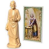 St Joseph Statue for Selling Your House - Made in USA by Veterans. Includes Exclusive Prayer Card and Instructions. Saint Joseph Statue to Sell Your Home Kit