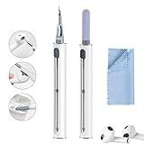 Airpod Cleaner Kit, Earbud Cleaning Kit for Airpods Pro 1 2 3,Multi-Function Cleaning Pen with Soft Brush Flocking Sponge, Suitable for Bluetooth Headset, Charging Box, Mobile Phone,Earbud (1Pcs)