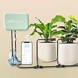LetPot Automatic Watering System for Potted Plants, [Wi-Fi & App Control] Drip Irrigation Kit System, Smart Plant Watering Devices for Indoor Outdoor, Water Shortage Remind, IPX66, Green