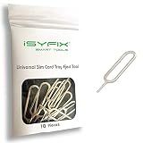 iSYFIX SIM Card Tray Eject Pin Removal Tool, 10 Pack