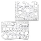 Mr. Pen- Landscape Templates, Architectural Templates, Drafting Tools, Landscaping Tools, Landscape Design Template, Drafting Ruler Shapes, Drawing Stencils