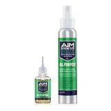 PlanetSafe AiM Hedge Trimmers & Chainsaws Lubricant Kit - Premium Blade Cleaner and Oil - Made in The USA!