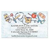 Health Care Designer Business Cards - Set of 250 2" x 3-1/2" custom business card design; 80# Cover Stock, Opaque, Matte