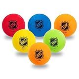 Franklin Sports Mini - Indoor Floor Hockey Balls for Kids - 6 Soft Foam Balls - Assorted Colors