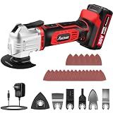 AVID POWER Cordless Oscillating Tool 20V Battery Powered Oscillating Multitool with 2.8° Oscillation Angle, Variable Speed Oscillating Saw w/ 28 Pcs Accessories for Scraping/Cutting & Sanding