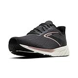 Brooks Women’s Anthem 7 Neutral Running Shoe - Black/Grey/Rose Gold - 6.5 Medium