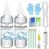 Printhead Cleaning kit 200mL for E pson Printer, Printer Cleaning Kit for HP, Print Head Cleaning Kit for Canon, Inkjet Printer Nozzle Cleaning Kit for Brother