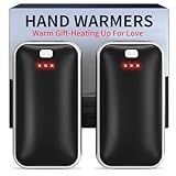 Lerat Hand Warmers Rechargeable, 2 Pack Electric Hand Warmer, Reusable Portable Pocket Heater USB Handwarmers, Gifts for Men, Women, Indoor, Outdoor, Hiking, Skiing, Camping, Hunting Accessories