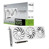 ASUS The SFF-Ready Prime GeForce RTX™ 5070 12GB GDDR7 White OC Edition Graphics Card (PCIe® 5.0, 12GB GDDR7, HDMI®/DP 2.1, 2.5-Slot, Axial-tech Fans, Dual BIOS)