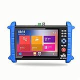 7 Inch IP Camera Tester Security CCTV Tester Monitor-Support 6K IP/Coax/Analog Camera-with HDMI in&Out/Power Output/PTZ Control/IP Searching/Network Tool
