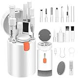 VICHYIE 20 in 1 Multifunctional Cleaner Kit for Electronic Devices, Keyboard Cleaning Brush, Headphones Cleaner Kit for AirPods, Multi-Tool for Cleaning Laptop, Earbuds, Camera, Cellphones (White)