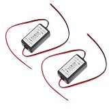 UltAlt 2 Pack Backup Camera Rectifier Non-Flickering Car Rear View Camera Filter 12V DC Power Relay Capacitor Connector Voltage Stabilizer for Audi BMW Volkswagen Dodge Journey Chevrolet Silverado Kia