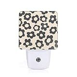 Led Night Light, Groovy Flowers Decorative Plug in Nightlights,with Smart Auto Dusk to Dawn Night Light for Bedroom, Kitchen, Nursery, Bathroom